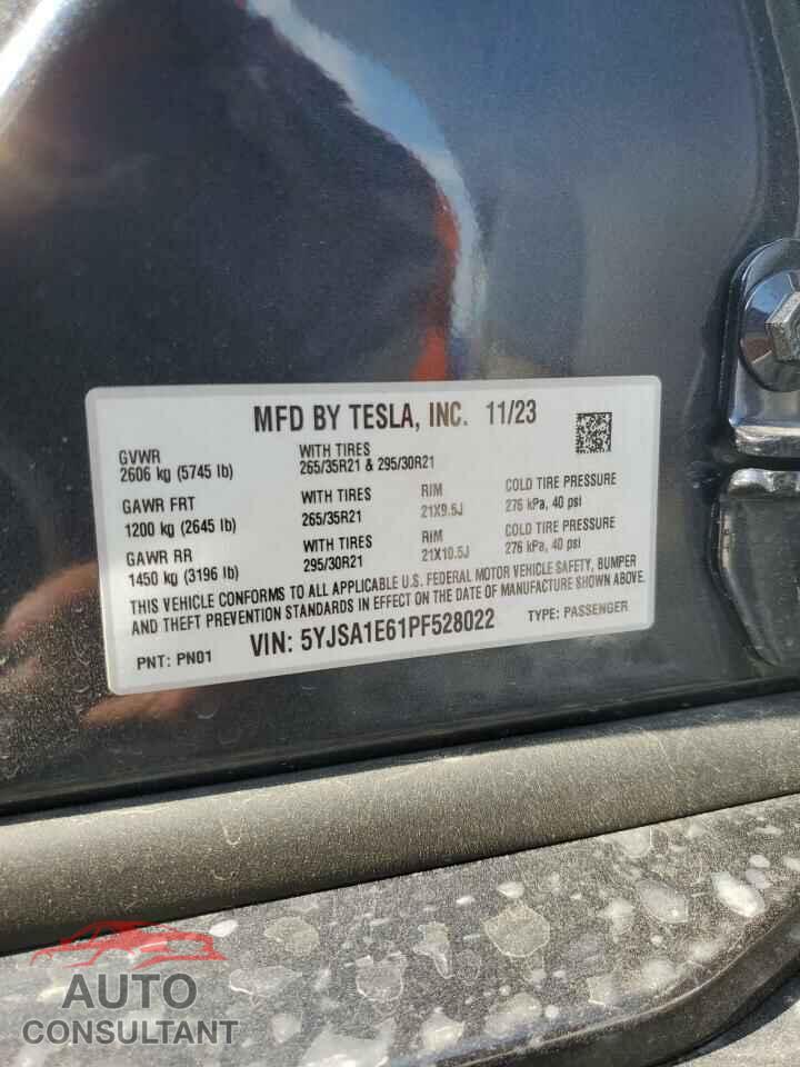 TESLA MODEL S 2023 - 5YJSA1E61PF528022