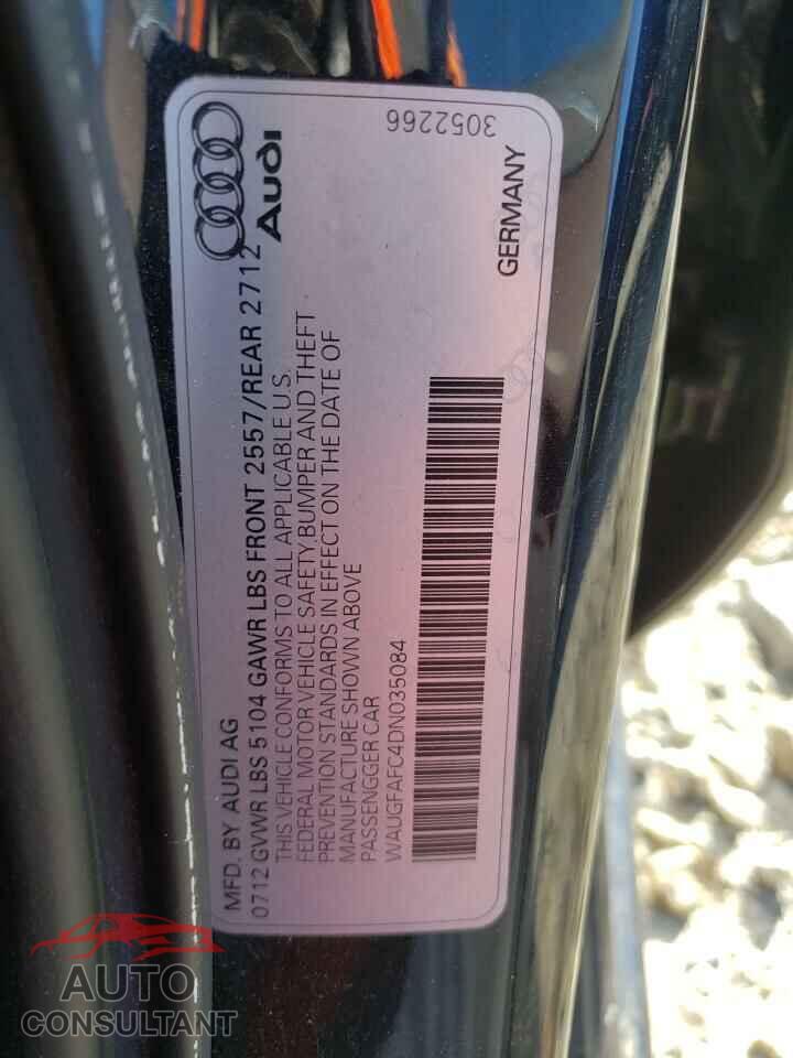 AUDI A6 2013 - WAUGFAFC4DN035084