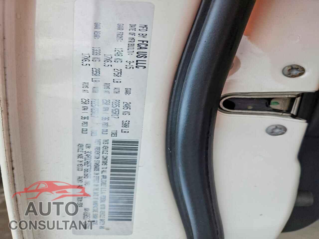 DODGE JOURNEY 2015 - 3C4PDCAB2FT661609