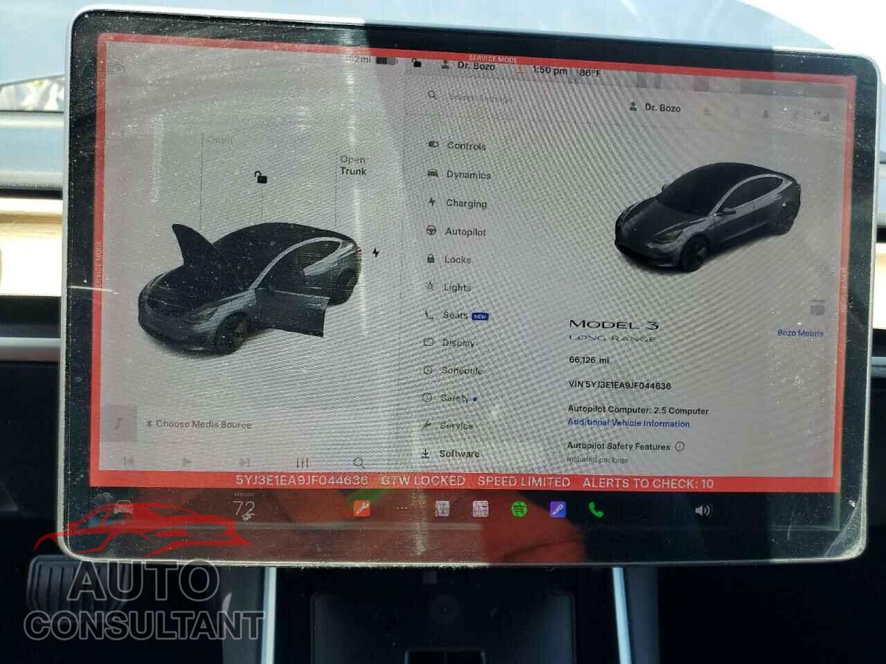 TESLA MODEL 3 2018 - 5YJ3E1EA9JF044636