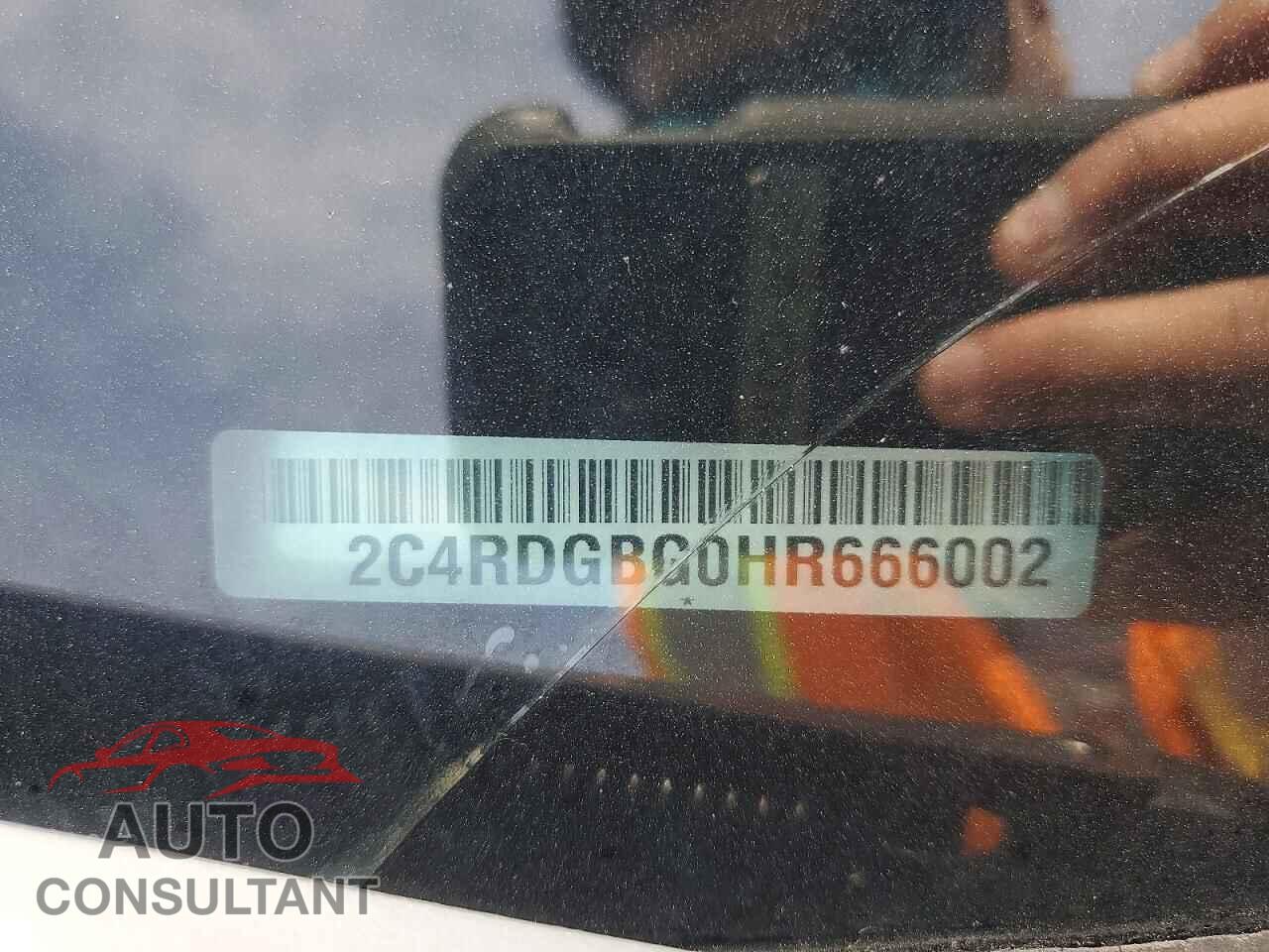 DODGE CARAVAN 2017 - 2C4RDGBG0HR666002