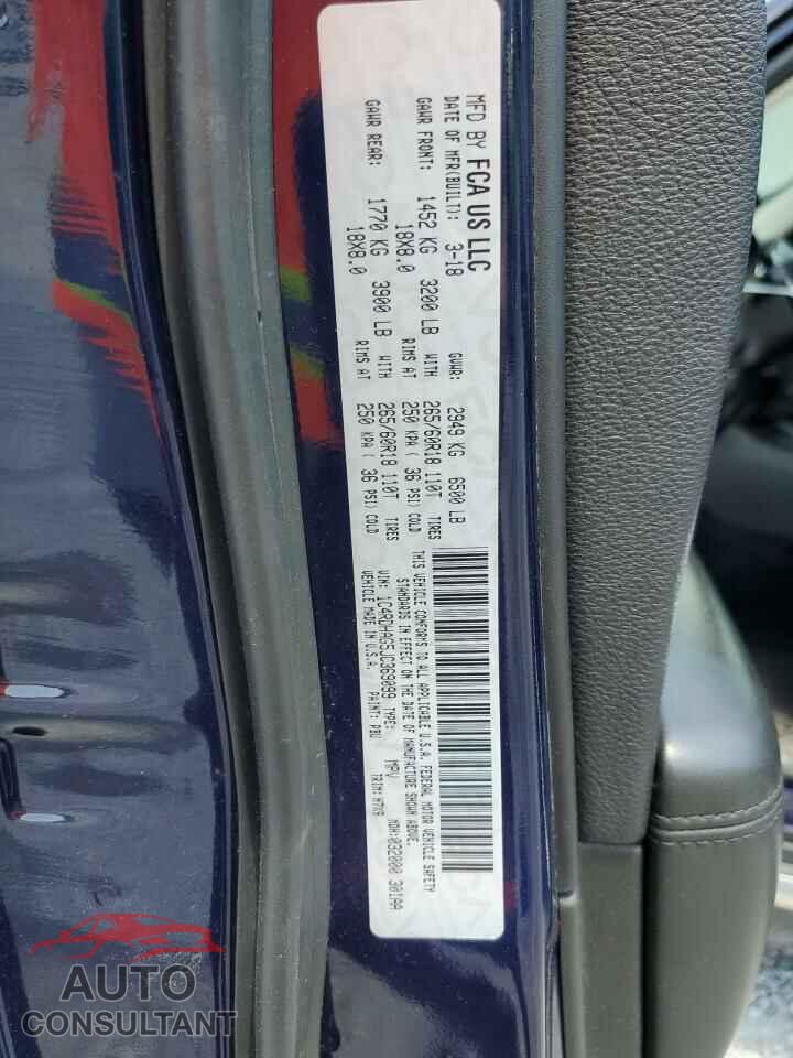 DODGE DURANGO 2018 - 1C4RDHAG5JC369099