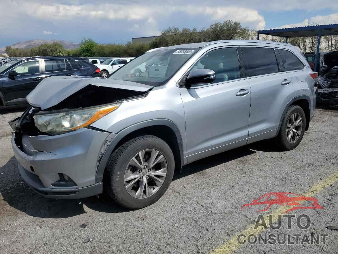 TOYOTA HIGHLANDER 2014 - 5TDJKRFH8ES071774