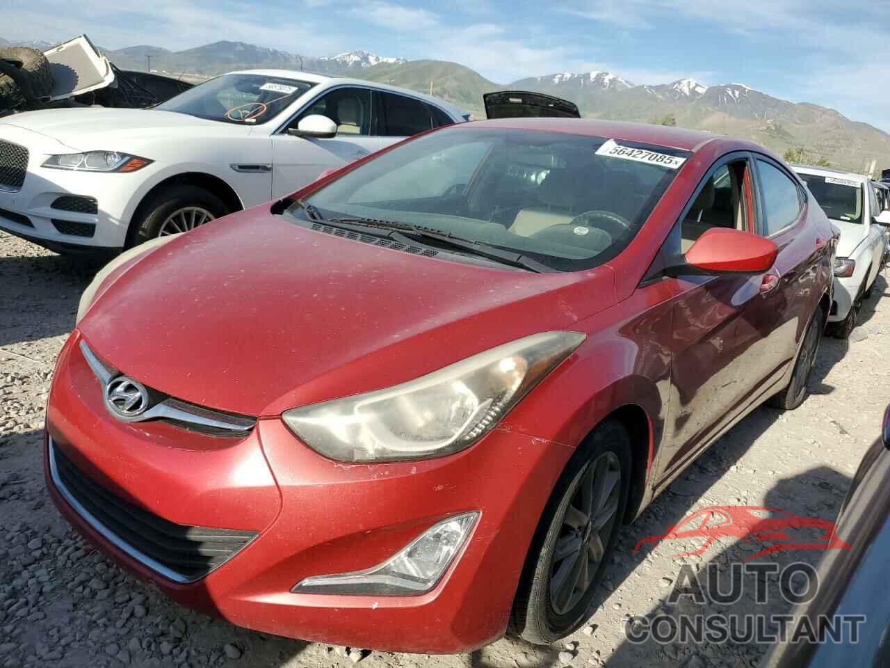 HYUNDAI ELANTRA 2014 - KMHDH4AE6EU145552