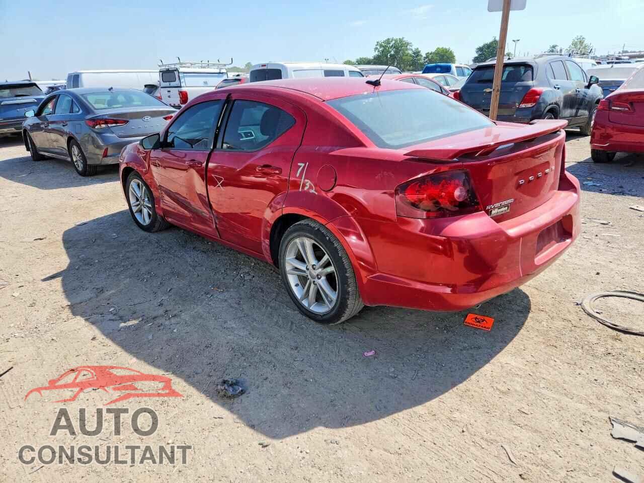 DODGE AVENGER 2012 - 1C3CDZAG0CN314504