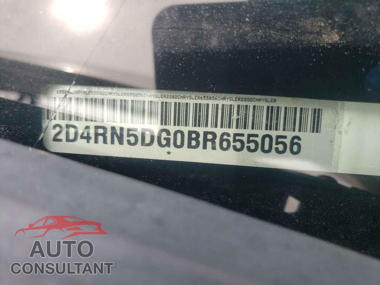 DODGE CARAVAN 2011 - 2D4RN5DG0BR655056