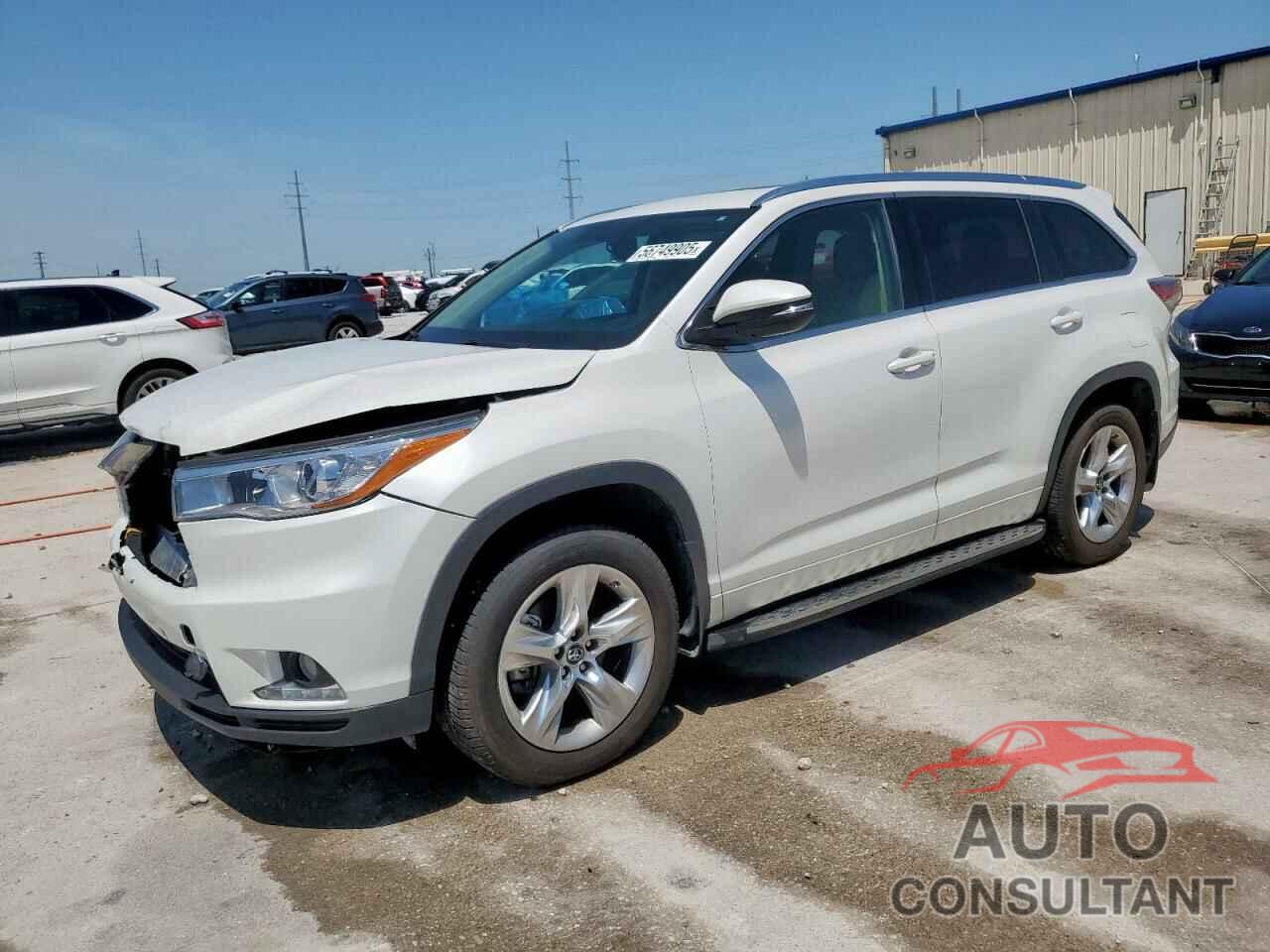 TOYOTA HIGHLANDER 2016 - 5TDYKRFH6GS169574