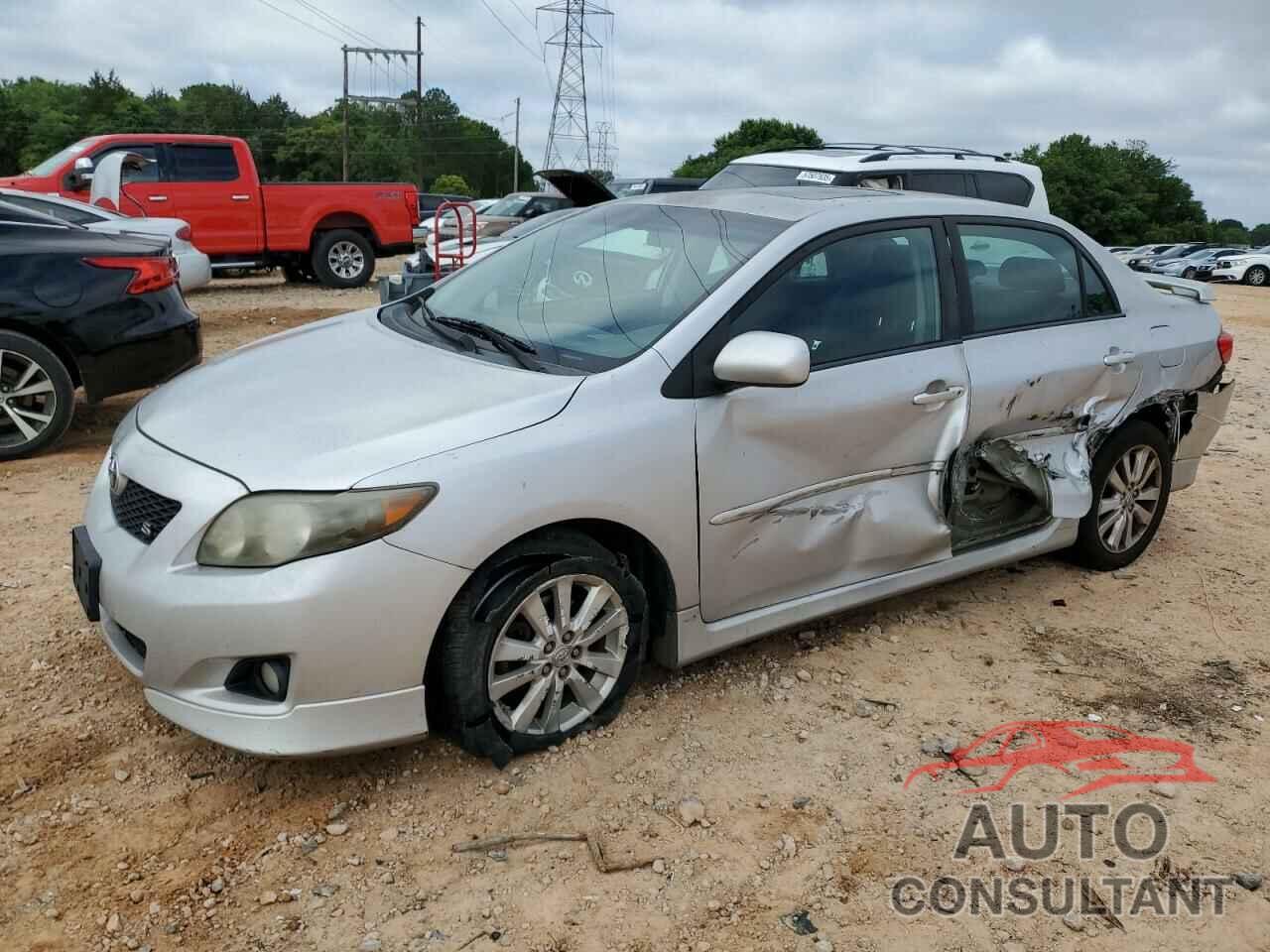 TOYOTA COROLLA 2009 - 1NXBU40E19Z162219
