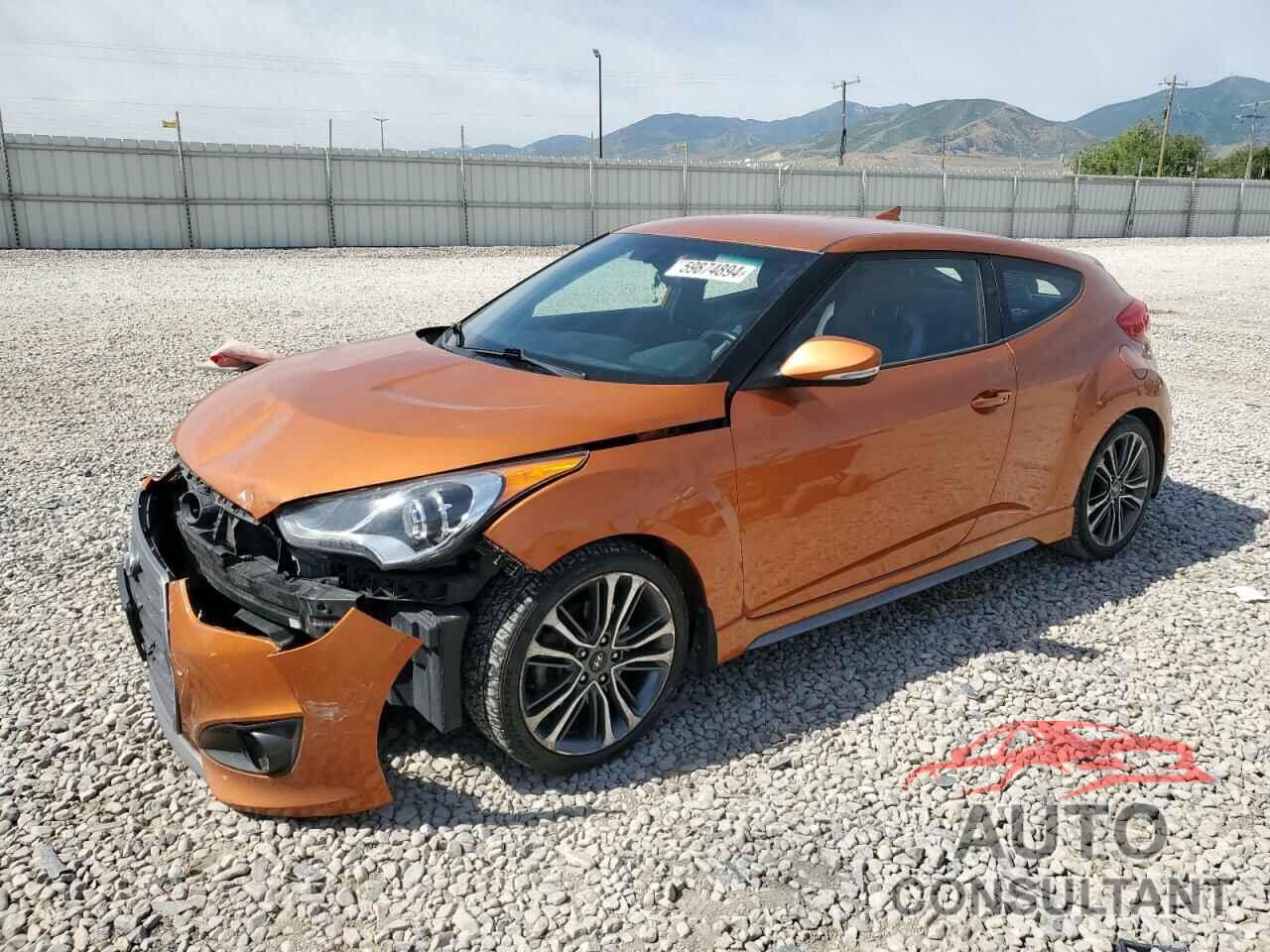 HYUNDAI VELOSTER 2016 - KMHTC6AE3GU263356