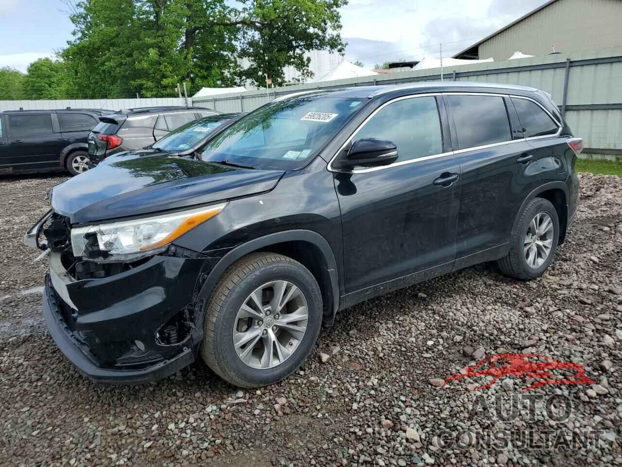 TOYOTA HIGHLANDER 2015 - 5TDJKRFH4FS141871