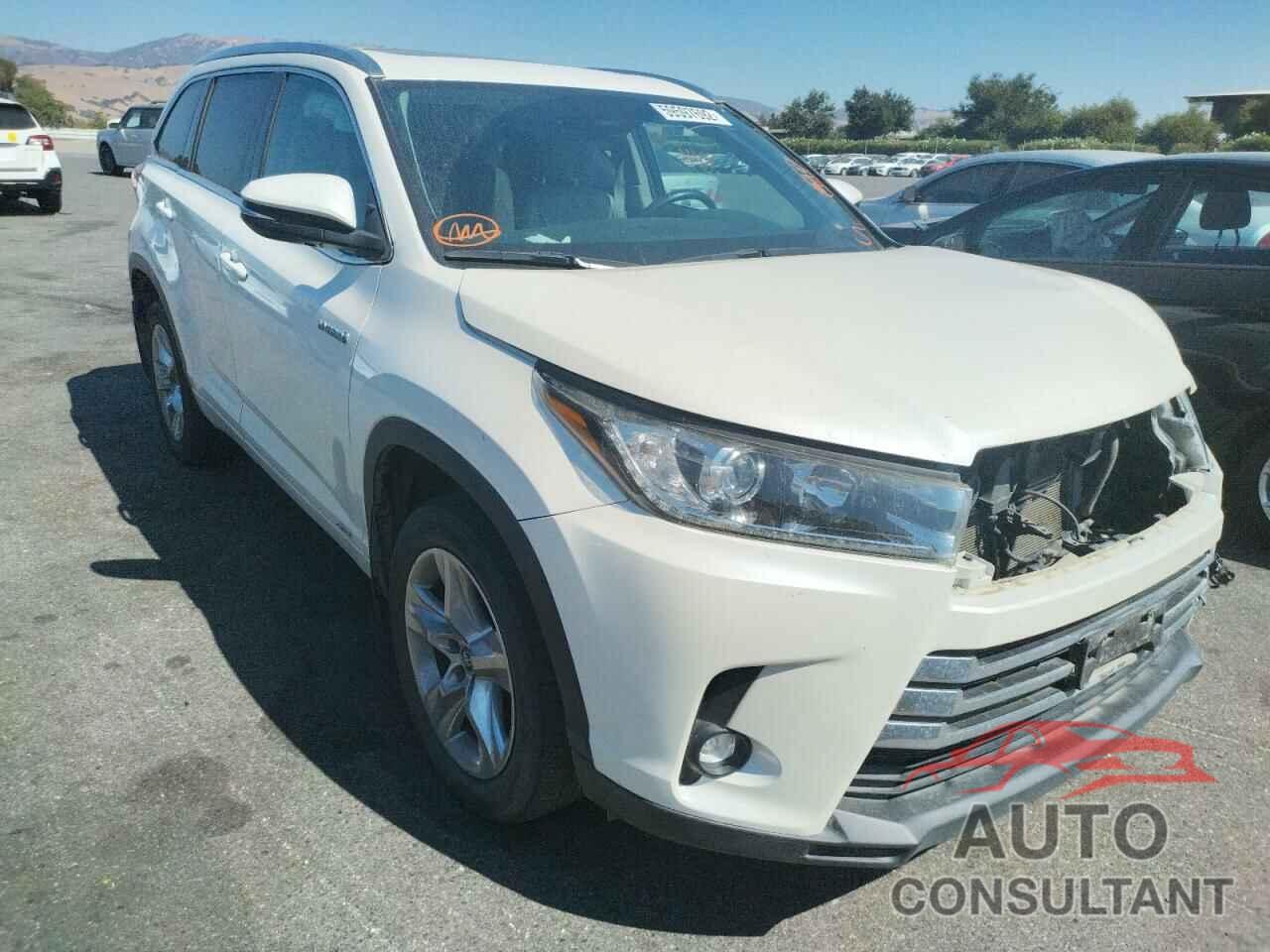 TOYOTA HIGHLANDER 2019 - 5TDDGRFH2KS065821