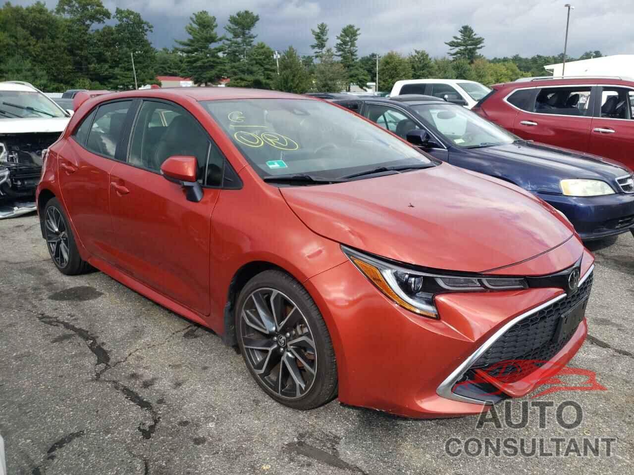 TOYOTA COROLLA 2019 - JTNK4RBE9K3014597
