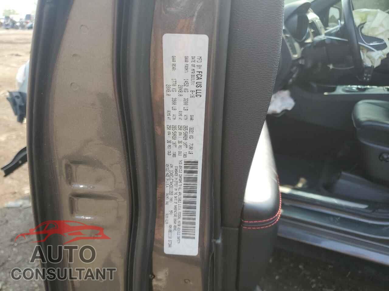 DODGE DURANGO 2017 - 1C4SDJCT4HC611359