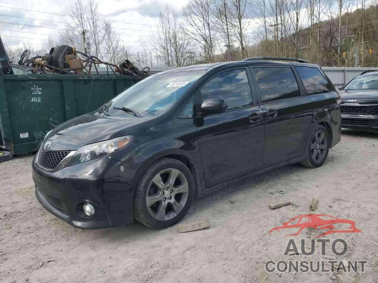 TOYOTA SIENNA 2012 - 5TDXK3DC1CS259788