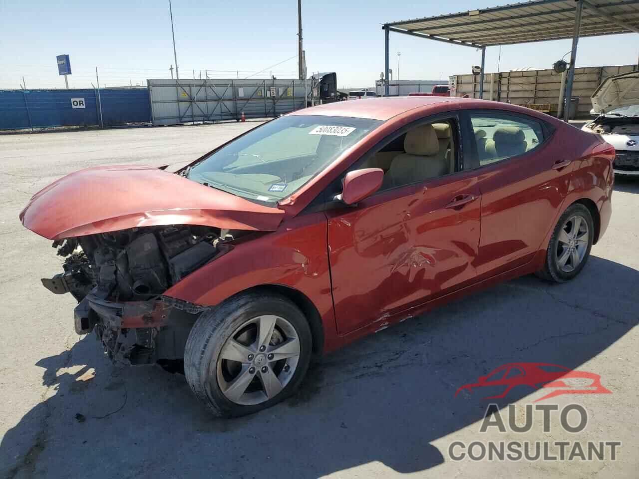 HYUNDAI ELANTRA 2012 - KMHDH4AE7CU215315