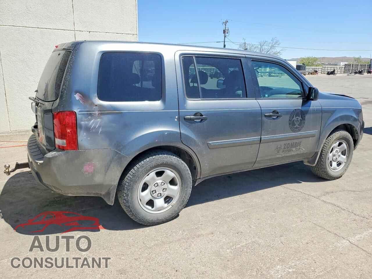 HONDA PILOT 2011 - 5FNYF4H20BB013477