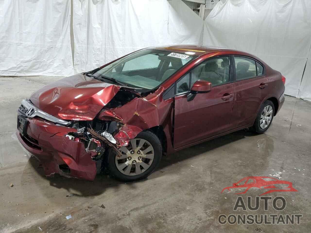 HONDA CIVIC 2012 - 19XFB2F52CE036545