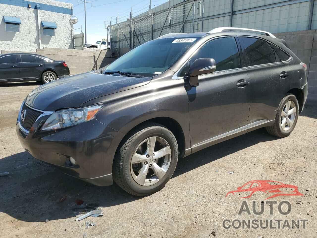 LEXUS RX350 2010 - 2T2BK1BA8AC047603