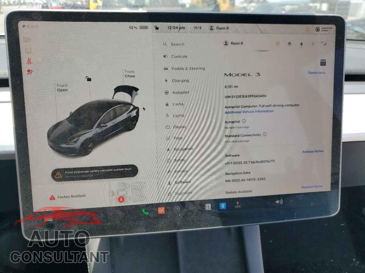 TESLA MODEL 3 2023 - 5YJ3E1EA3PF643489
