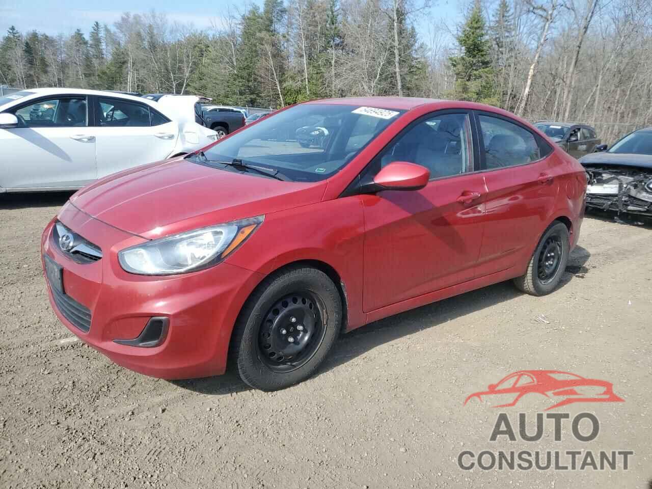 HYUNDAI ACCENT 2012 - KMHCT4AE9CU104727