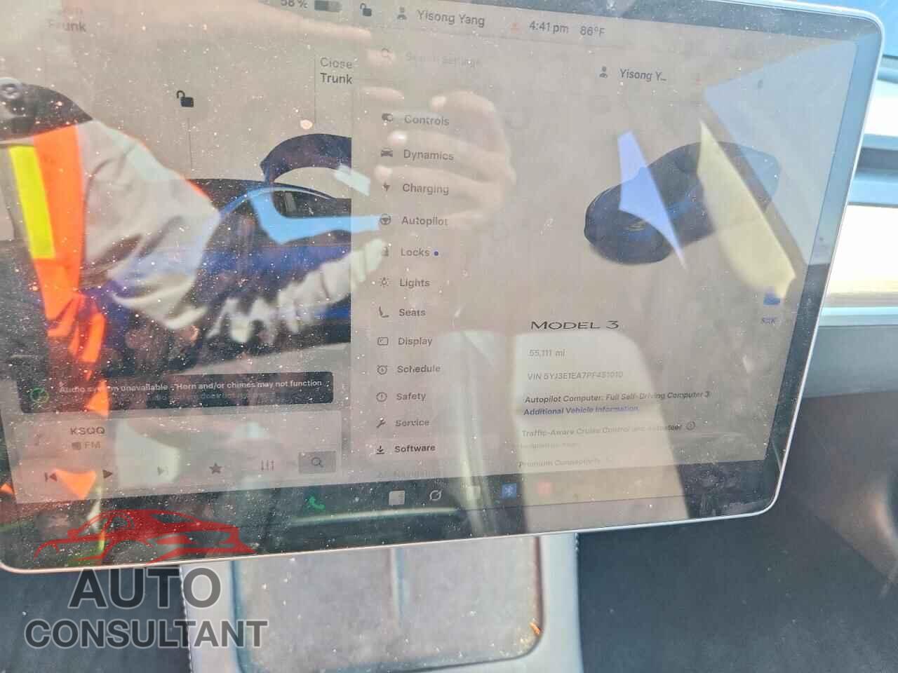 TESLA MODEL 3 2023 - 5YJ3E1EA7PF451010