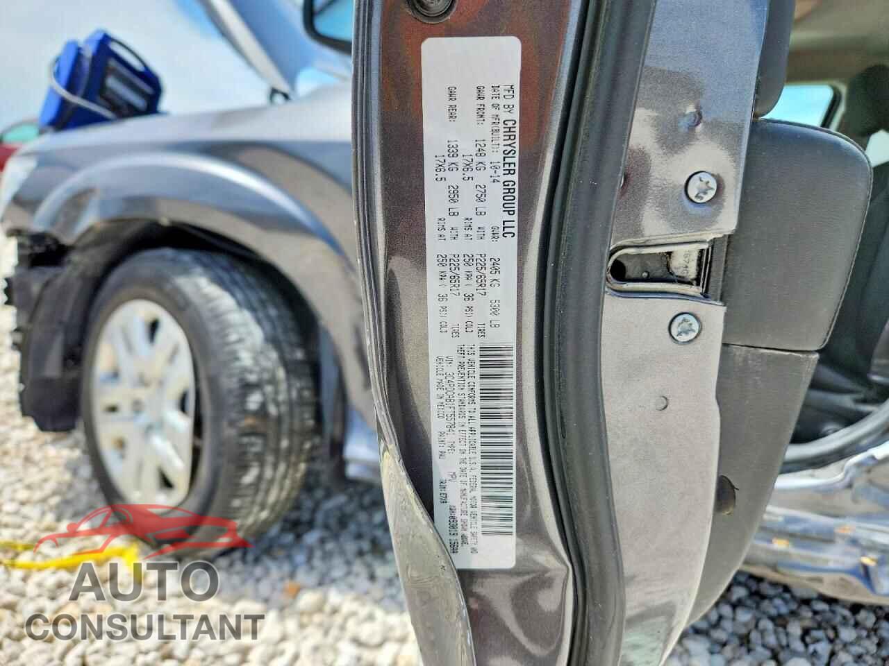 DODGE JOURNEY 2015 - 3C4PDCAB1FT557841