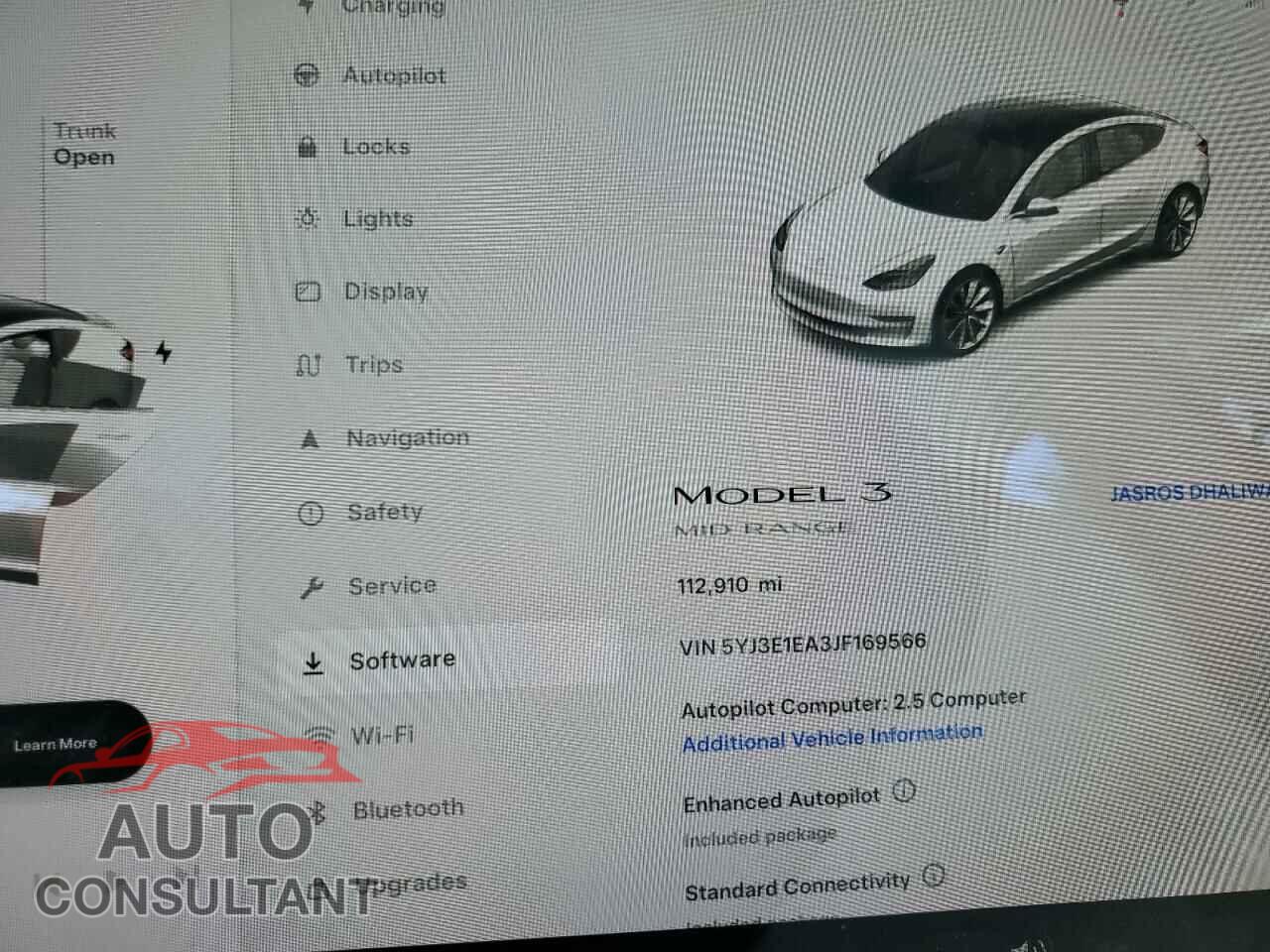 TESLA MODEL 3 2018 - 5YJ3E1EA3JF169566
