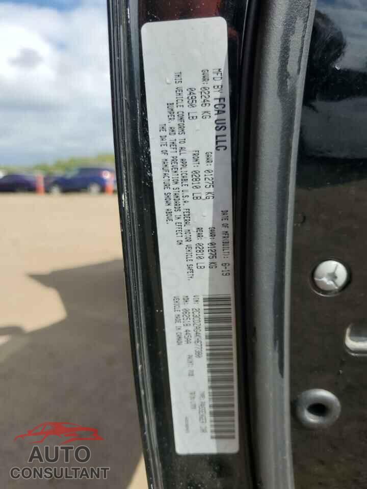 DODGE CHALLENGER 2019 - 2C3CDZAG4KH677380