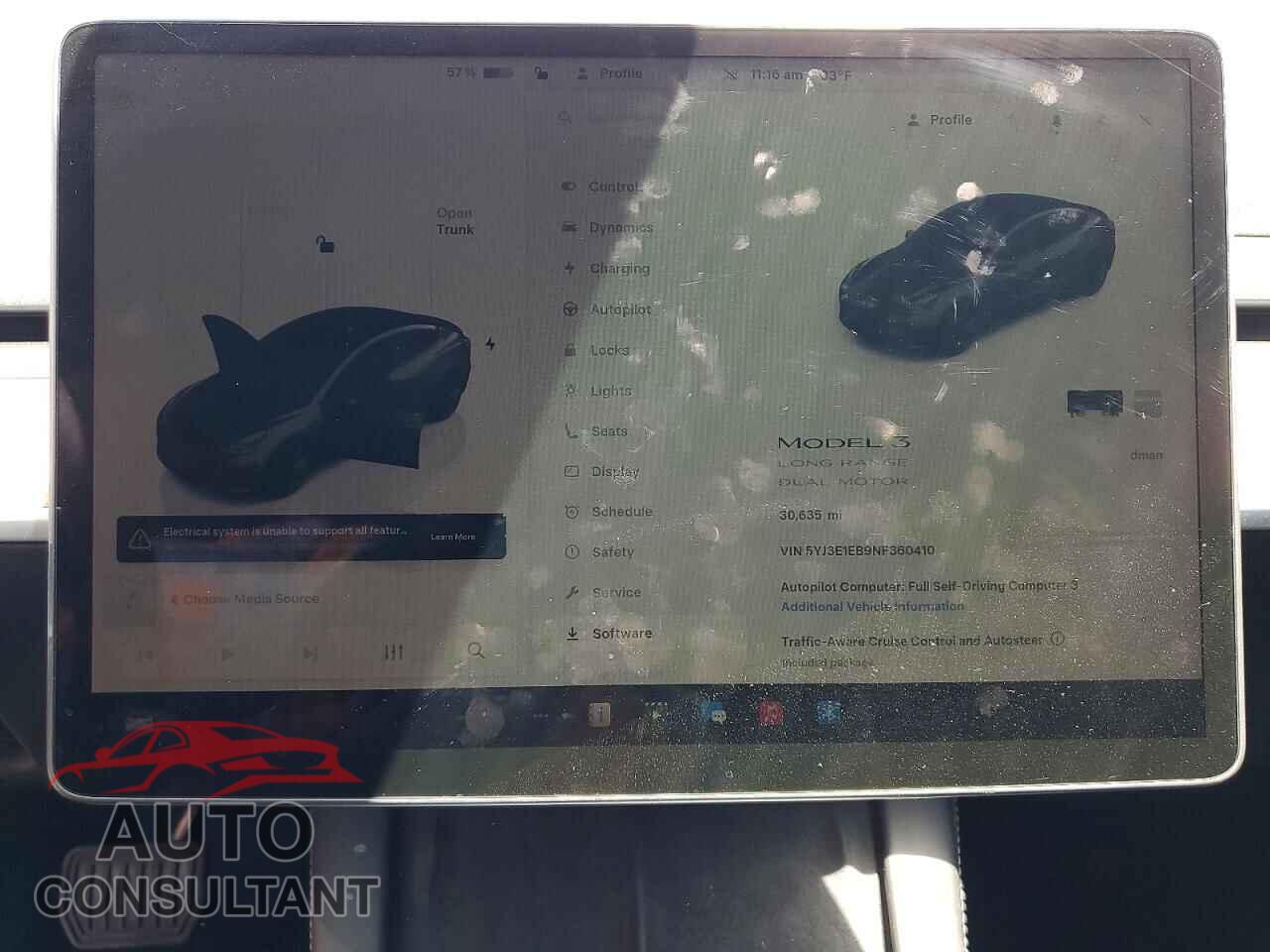 TESLA MODEL 3 2022 - 5YJ3E1EB9NF360410