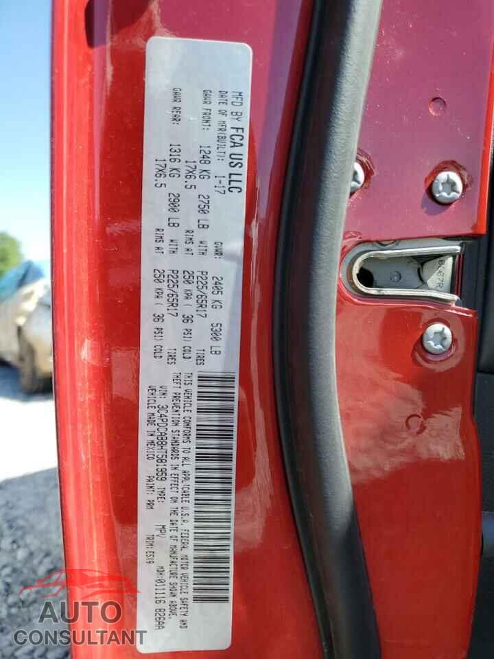 DODGE JOURNEY 2017 - 3C4PDCAB8HT581959