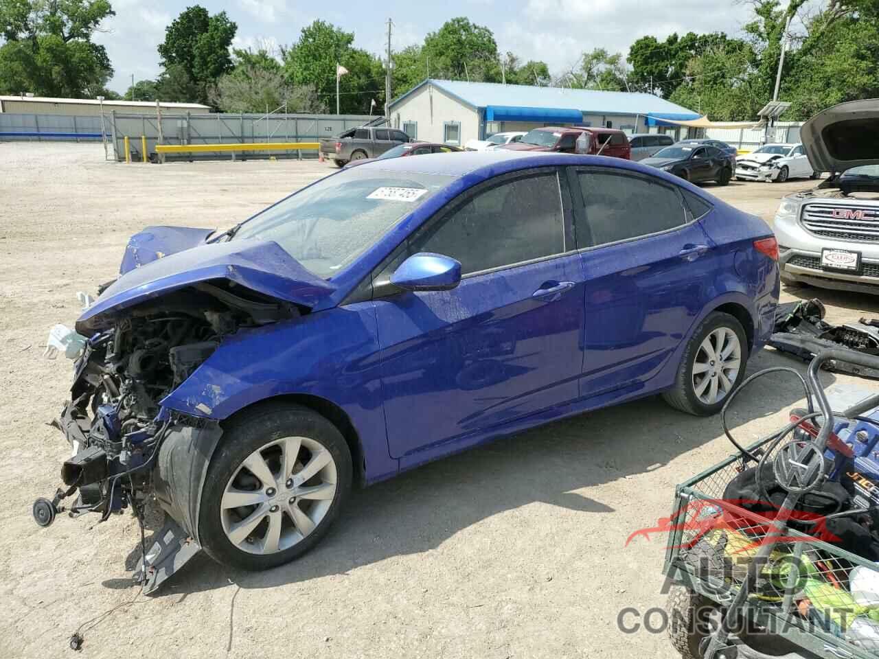 HYUNDAI ACCENT 2013 - KMHCU4AE2DU320367