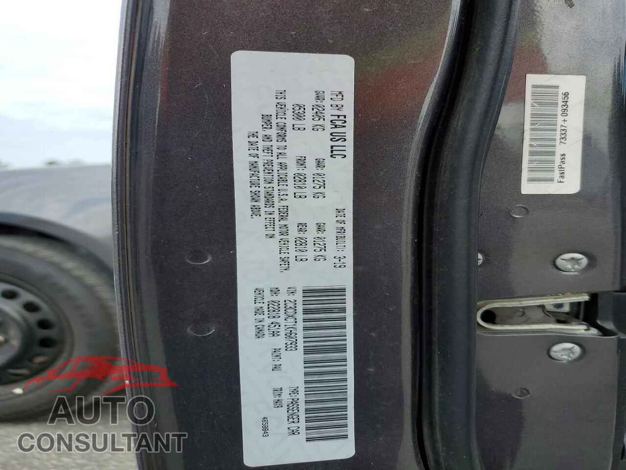 DODGE CHARGER 2019 - 2C3CDXCT1KH607933