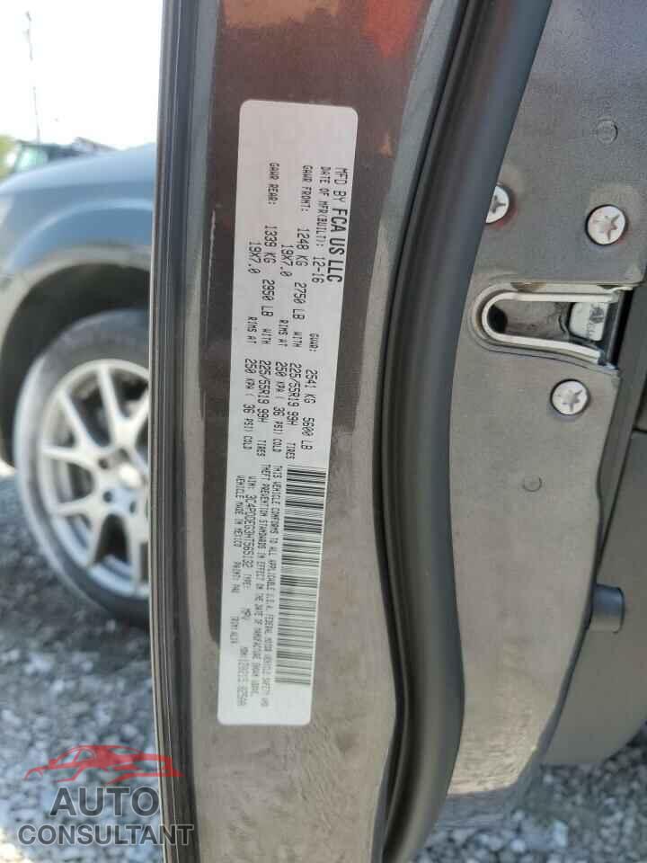 DODGE JOURNEY 2017 - 3C4PDDEG3HT565132