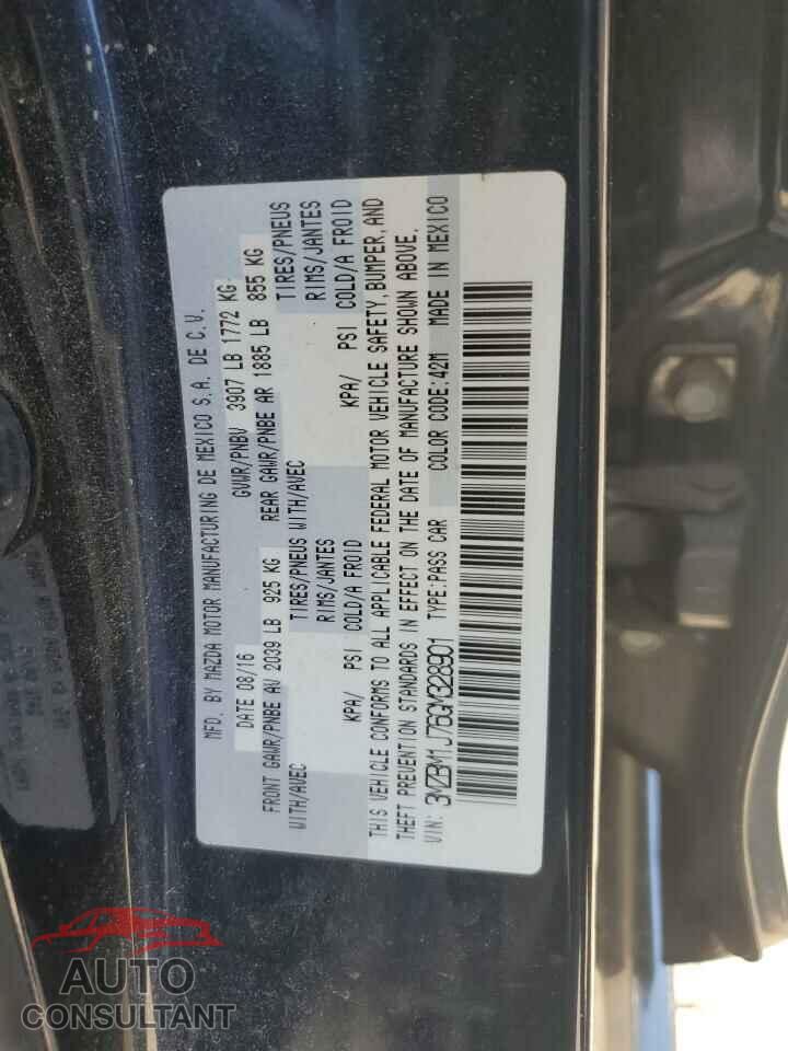 MAZDA 3 2016 - 3MZBM1J76GM328901