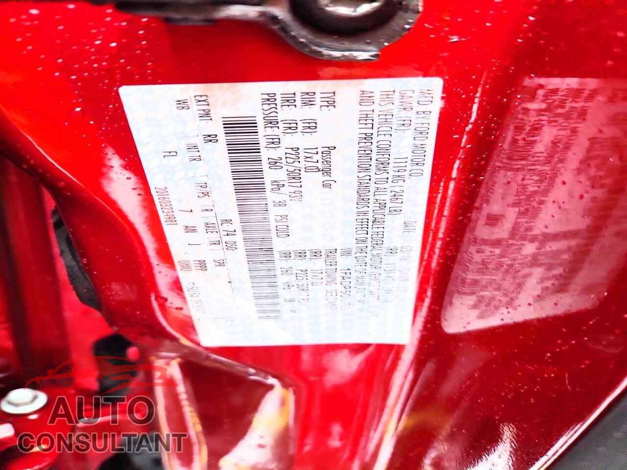 FORD CMAX 2016 - 1FADP5CU7GL109417