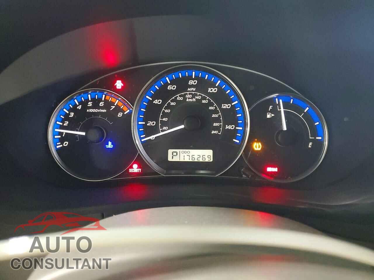 SUBARU FORESTER 2010 - JF2SH6DC8AH780570