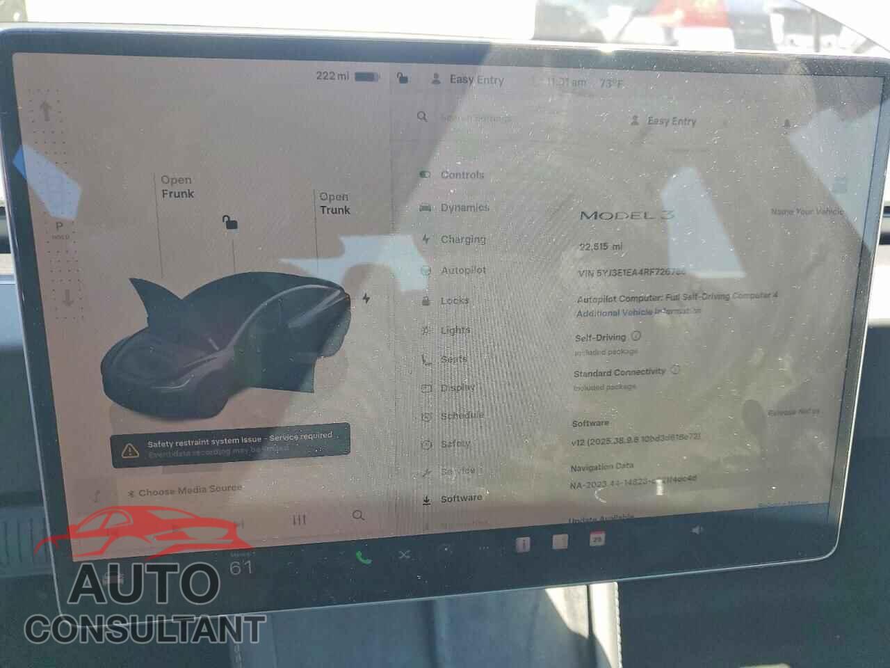 TESLA MODEL 3 2024 - 5YJ3E1EA4RF726786