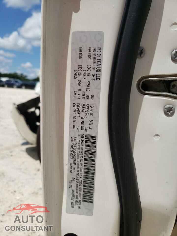 DODGE JOURNEY 2017 - 3C4PDCBG4HT518092