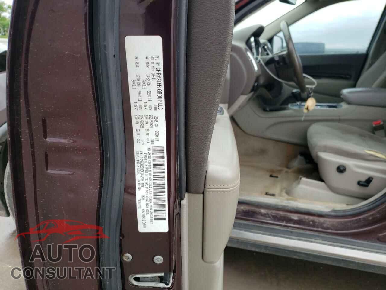 DODGE DURANGO 2012 - 1C4RDHDG9CC144330
