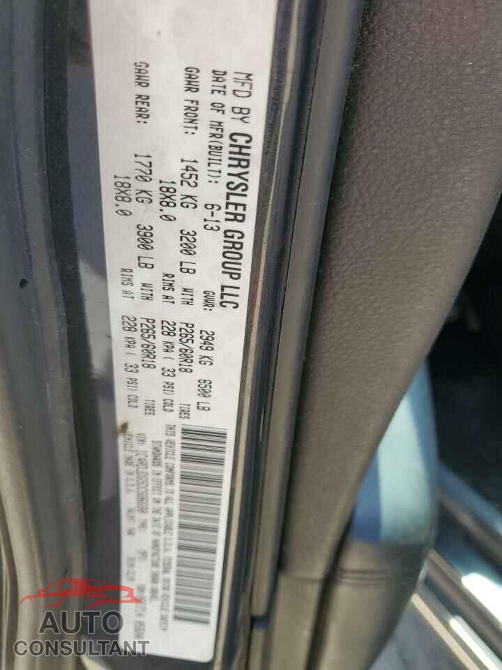 DODGE DURANGO 2013 - 1C4RDJDG5DC686680