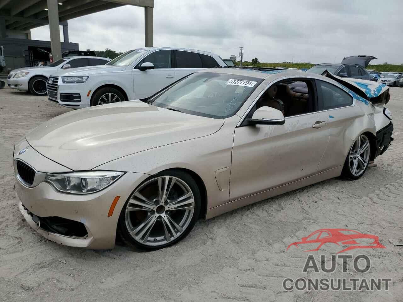 BMW 4 SERIES 2017 - WBA4R7C38HK896003