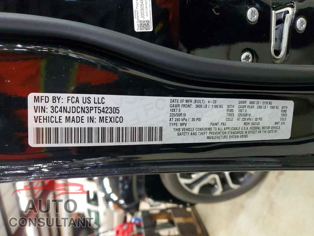 JEEP COMPASS 2023 - 3C4NJDCN3PT542305