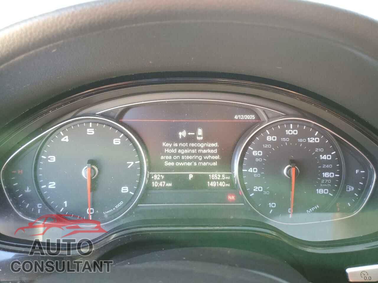 AUDI A8 2013 - WAURGAFD7DN000599