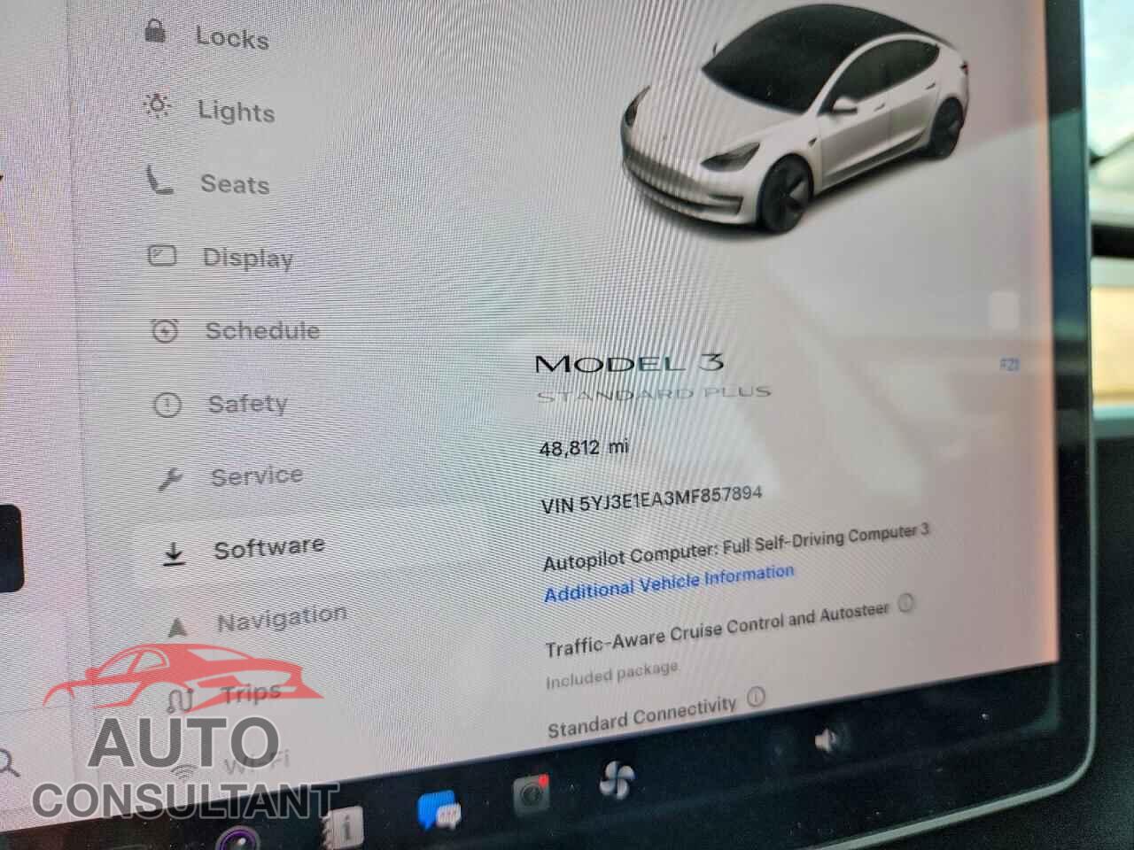 TESLA MODEL 3 2021 - 5YJ3E1EA3MF857894