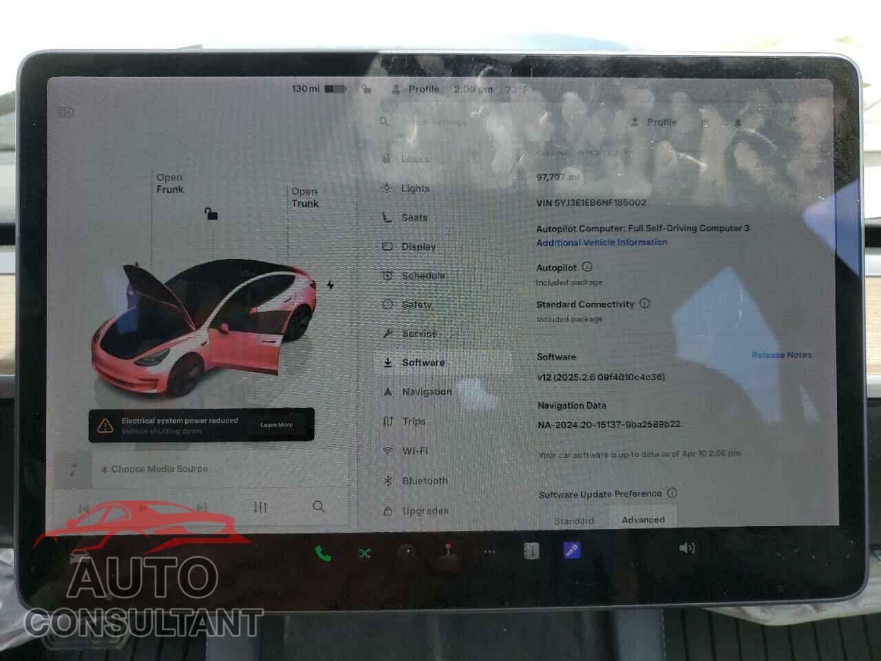 TESLA MODEL 3 2022 - 5YJ3E1EB6NF185002