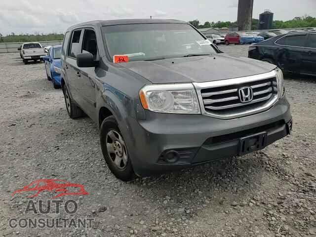 HONDA PILOT 2012 - 5FNYF3H27CB005291