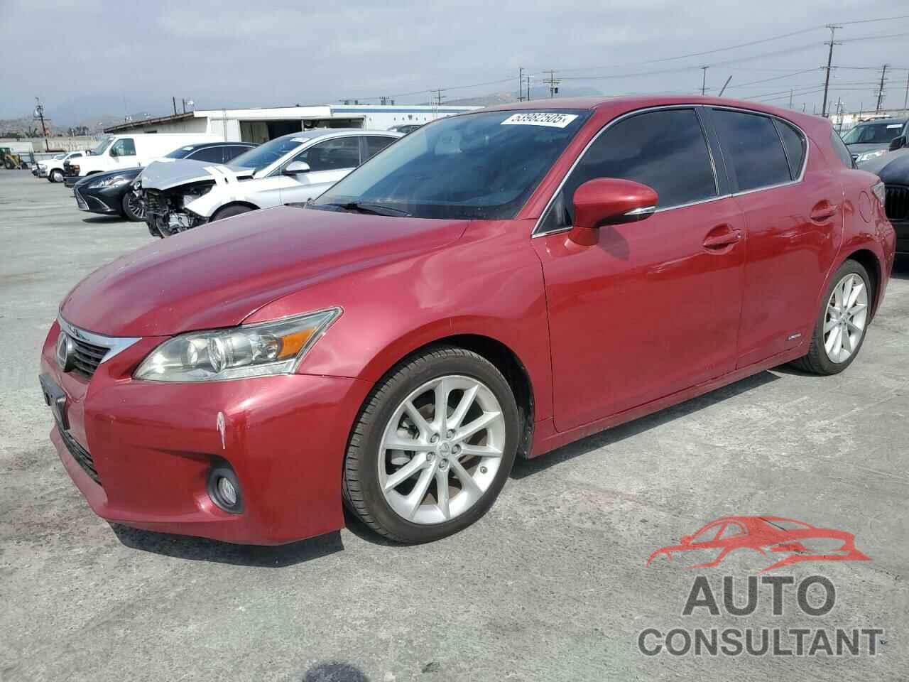 LEXUS CT 200 2011 - JTHKD5BH0B2029212