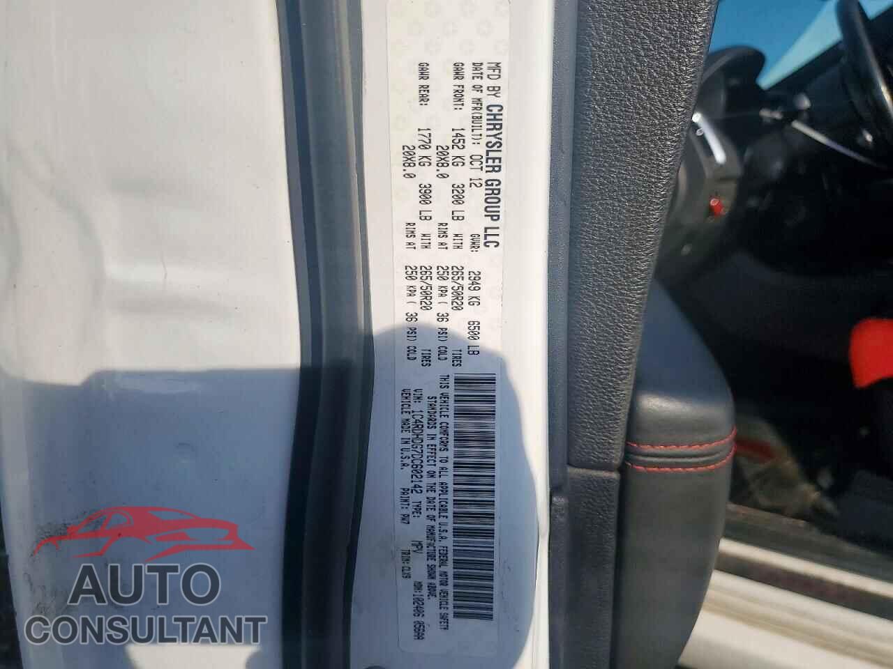 DODGE DURANGO 2015 - 1C4SDJCT7FC690037