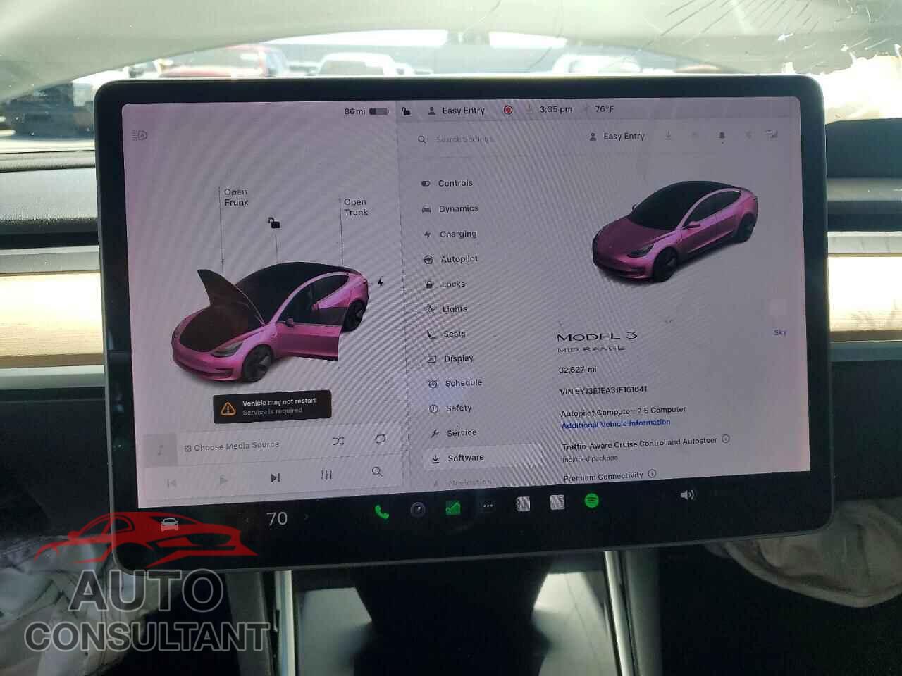TESLA MODEL 3 2018 - 5YJ3E1EA3JF161841