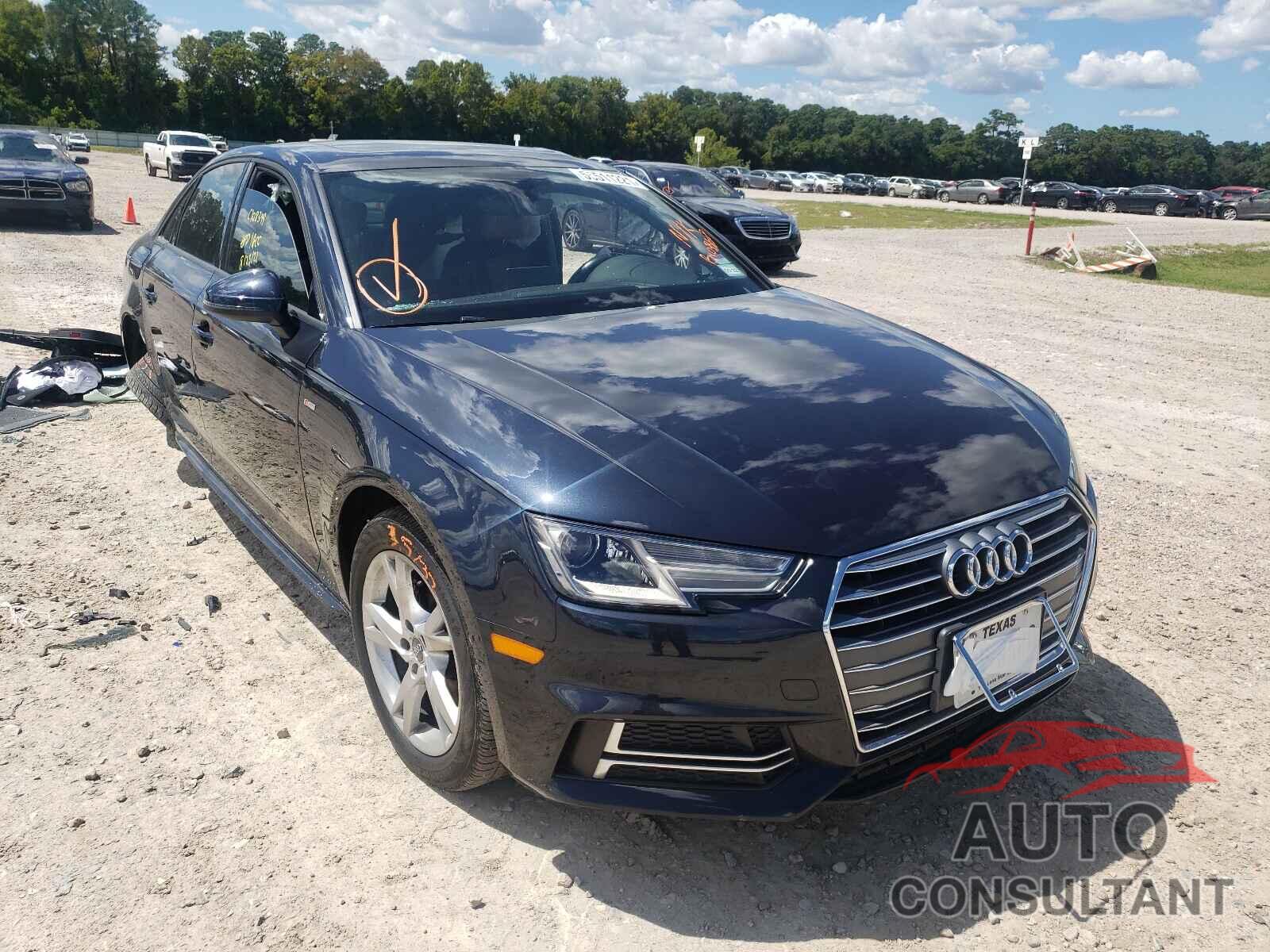 AUDI A4 2018 - WAUKMAF48JA039120